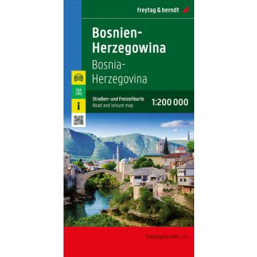 Strassenkarte Bosnien-Herzegowina 1:200 000 / Freytag & Berndt