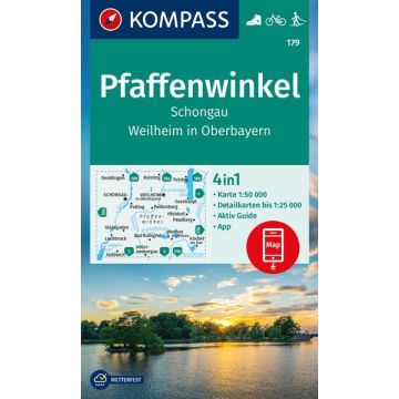 Wanderkarte Kompass 179 Pfaffenwinkel 1:50 000