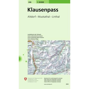246 Klausenpass 1:50 000 / Swisstopo