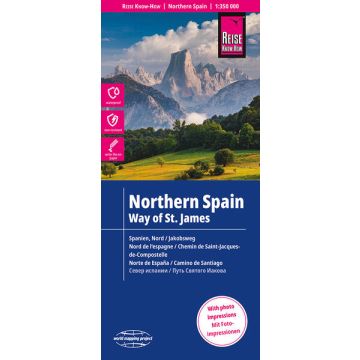 Carte routière Espagne Nord 1: 350 000 / Reise Know-How