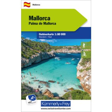 Carte de randonnée Mallorca  1:80 000 / Kümmerly & Frey Outdoorkarte K+F