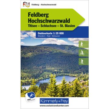 Carte de randonnée Feldberg Hochschwarzwald 1:35 000 / Kümmerly & Frey Outdoorkarte 26