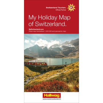 Strassenkarte Schweiz meine Ferienkarte 1:303 000 / Hallwag