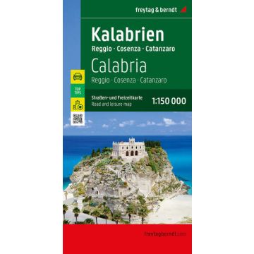 Carte routière Calabre 1:150 000 / Freytag & Berndt