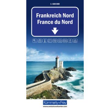 Strassenkarte Frankreich Nord 1: 600 000 / Kümmerly & Frey