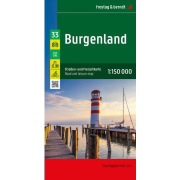 Carte routière Burgenland 1:150 000 / Freytag & Berndt