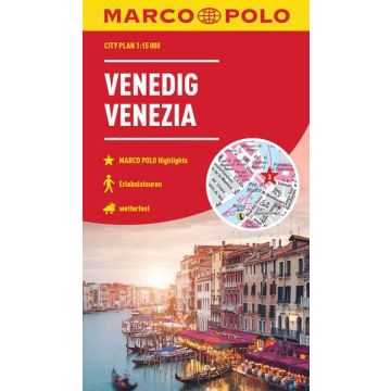 Stadtplan Venedig 1:15 000 / Marco Polo City Map