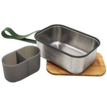 Lunchbox Stainless Steel Olive 1250ml