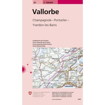 35 Vallorbe 1:100 000 / Swisstopo