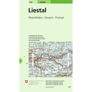 214 Liestal 1:50 000 / Swisstopo