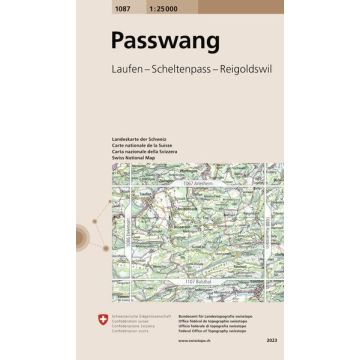 1087 Passwang 1:25 000 / Swisstopo
