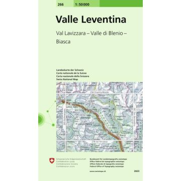 266 Valle Leventina 1:50 000 / Swisstopo