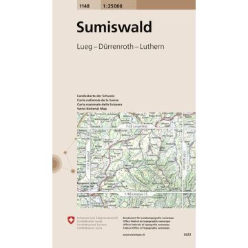 1148 Sumiswald 1:25 000 / Swisstopo