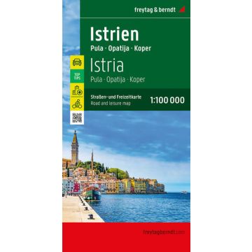 Strassenkarte Istrien 1:100 000 / Freytag & Berndt