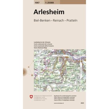 1067 Arlesheim 1:25 000 / Swisstopo