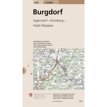 1147 Burgdorf 1:25 000 / Swisstopo