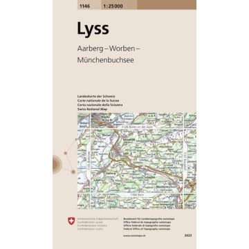 1146 Lyss 1:25 000 / Swisstopo