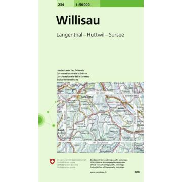 234 Willisau 1:50 000 / Swisstopo