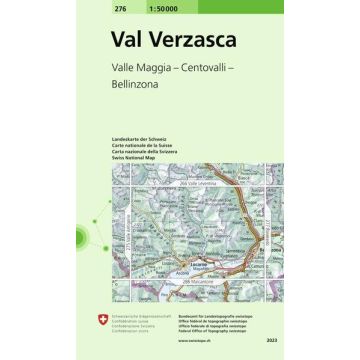276 Val Verzasca 1:50 000 / Swisstopo