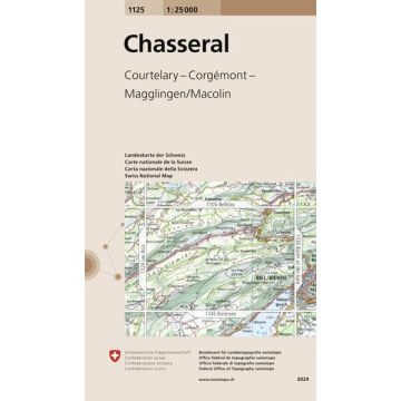 1125 Chasseral 1:25 000 / Swisstopo