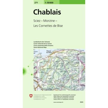 271 Chablais 1:50 000 / Swisstopo