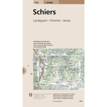 1176 Schiers 1:25 000 / Swisstopo