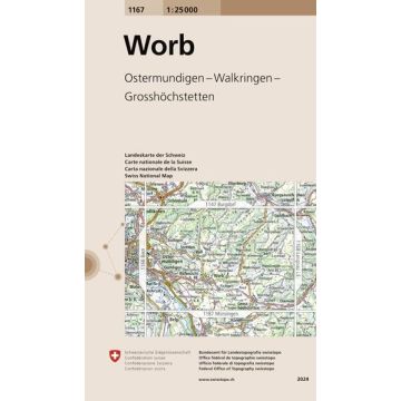 1167 Worb 1:25 000 / Swisstopo