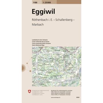 1188 Eggiwil 1:25 000 / Swisstopo