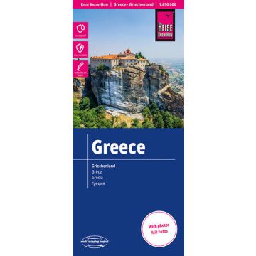 Strassenkarte Griechenland 1:650 000 / Reise Know-How