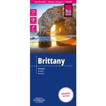 Carte routière Bretagne 1:200 000 / Reise Know-How