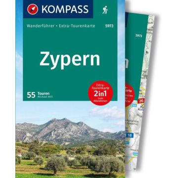 Wanderführer Zypern (mit Extra-Tourenkarte) / Kompass
