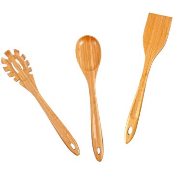 Set de couverts de cuisine en bambou 3 pièces