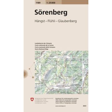 1189 Sörenberg 1:25 000 / Swisstopo