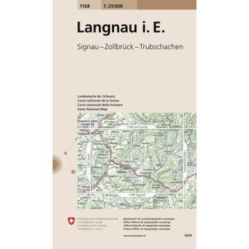 1168 Langnau im Emmental 1:25 000 / Swisstopo