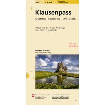 246 T Klausenpass Carte d'excursions 1:50 000