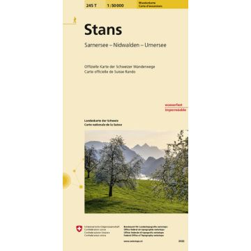 245 T Stans Carte d'excursions 1:50 000 