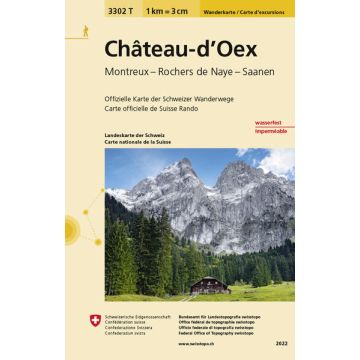 3302 T Château-d' Oex Carte d'excursions 1:33 333 