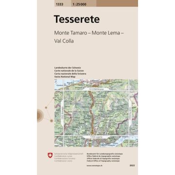 1333 Tesserete 1:25 000 / Swisstopo