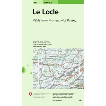 231 Le Locle 1:50 000 / Swisstopo