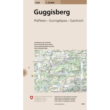 1206 Guggisberg 1:25 000 / Swisstopo