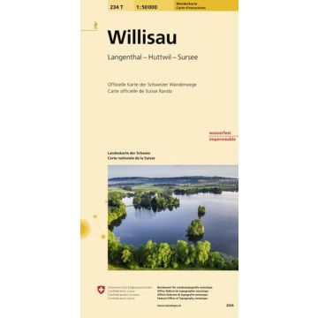 234 T Willisau Carte d'excursions 1:50 000