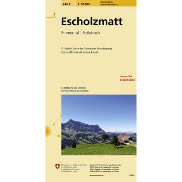 244 T Escholzmatt Carte d'excursions 1:50 000