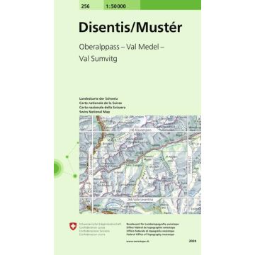 256 Disentis 1:50 000 / Swisstopo