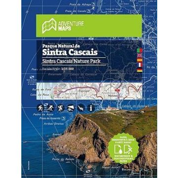 Carte de randonnée Sintra Cascais Parque Natural 1:25 000 / Adventure Maps