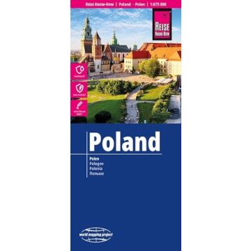 Strassenkarte Polen 1:675 000 / Reise Know-How
