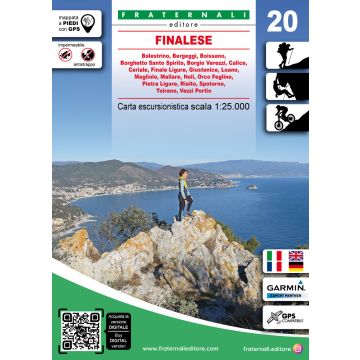 Carte de randonnée Finalese 1:25 000 / Fraternatli Nr. 20