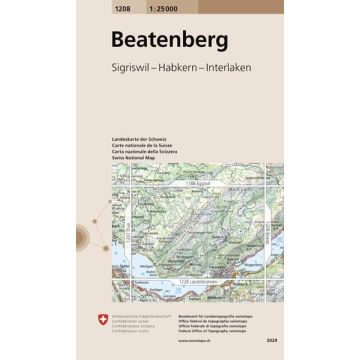 1208 Beatenberg 1:25 000 / Swisstopo