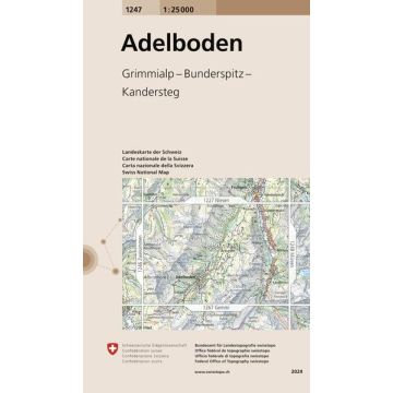 1247 Adelboden 1:25 000 / Swisstopo