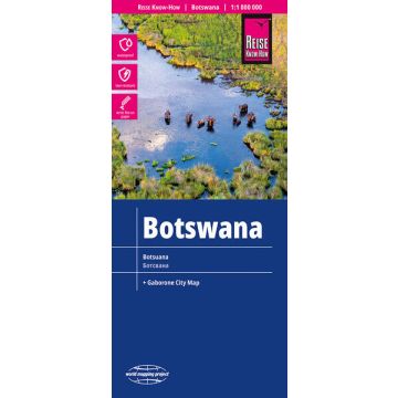 Strassenkarte Botswana 1:1 Mio. / Reise Know-How