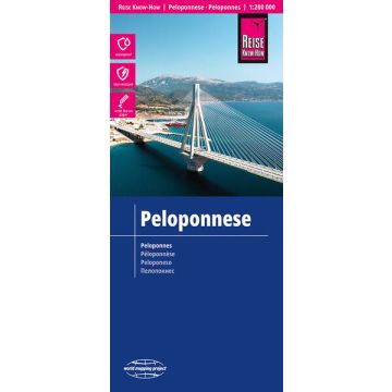 Strassenkarte Peloponnes 1:200 000 / Reise Know-How